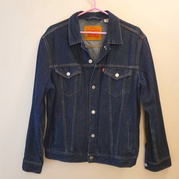 PRICE DROP! Levi's / Jeans Jacket / Denim / Men's / Size L - Picture 1 of 7